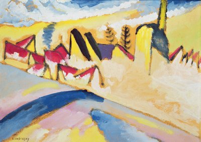 Studie im Winter Nr. 2 von Wassily Kandinsky